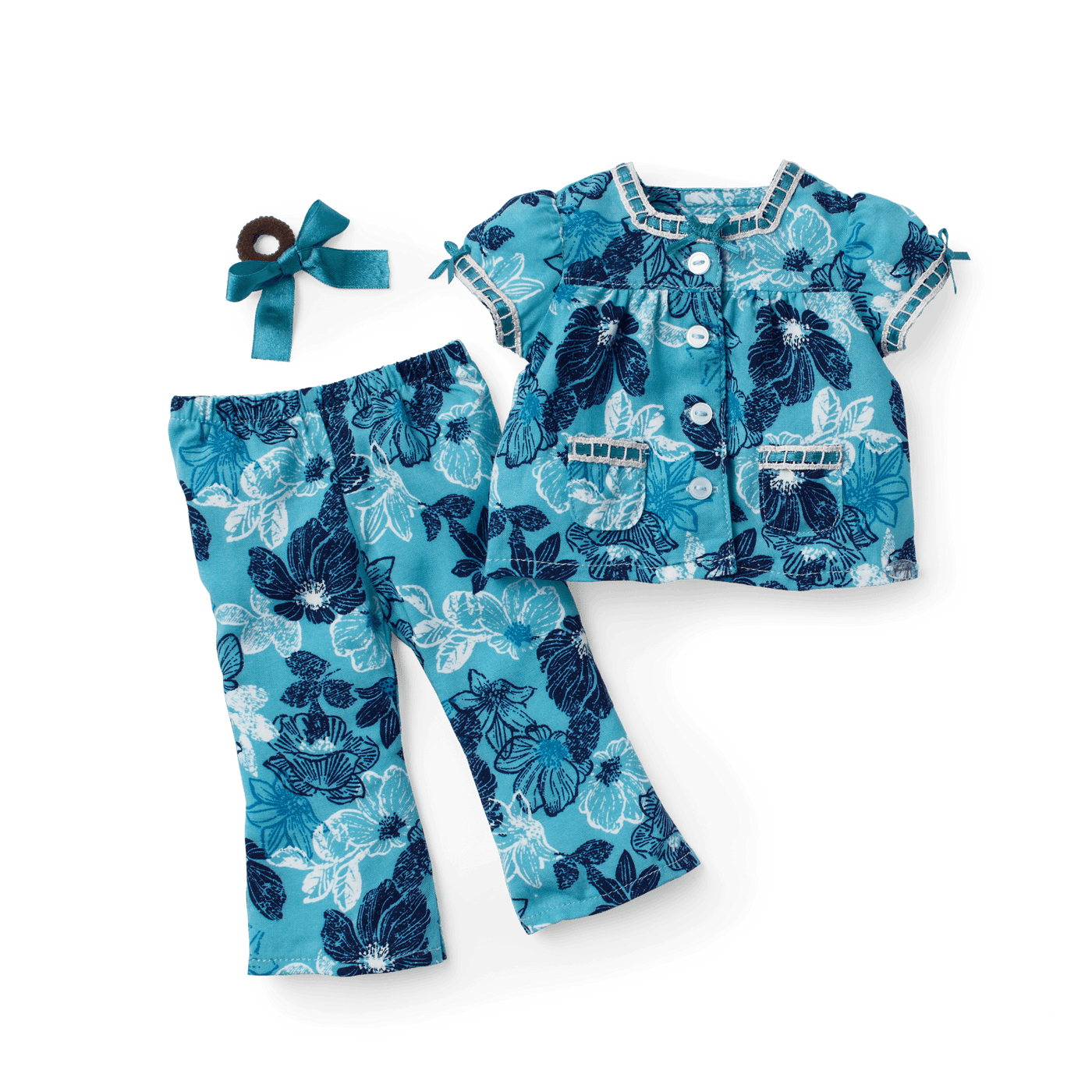 Nanea’s™ Floral Pajamas for 18-inch Dolls (Historical Characters) Y6