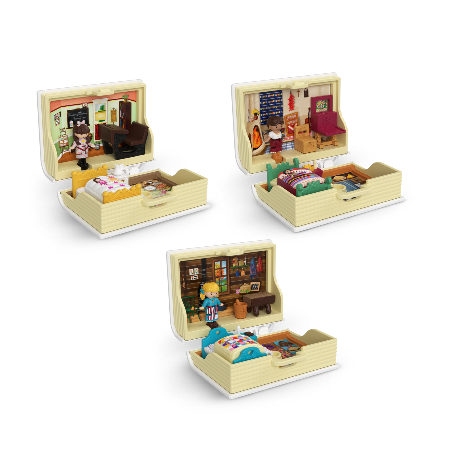 Polly Pocket™ x American Girl® Compact 3-Pack Set N3