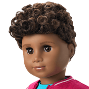 Truly Me™ 18-inch Doll #113 with curly dark-brown hair V9