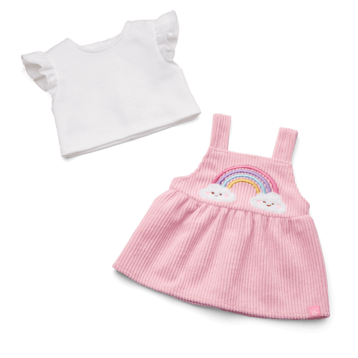 Rainbow Corduroy Outfit for Bitty Baby® Dolls Q3