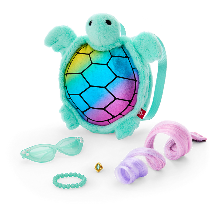Shimmering Sea Turtle Backpack & Accessory Set for 18-inch Dolls R3