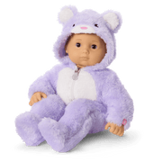 Lovable Lavender Bear One-Piece Outfit for Bitty Baby® Dolls I3