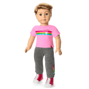Truly Me™ 18-inch Doll #104 with straight caramel hair Q7