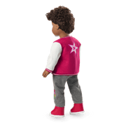 Truly Me™ 18-inch Doll #113 with curly dark-brown hair V9