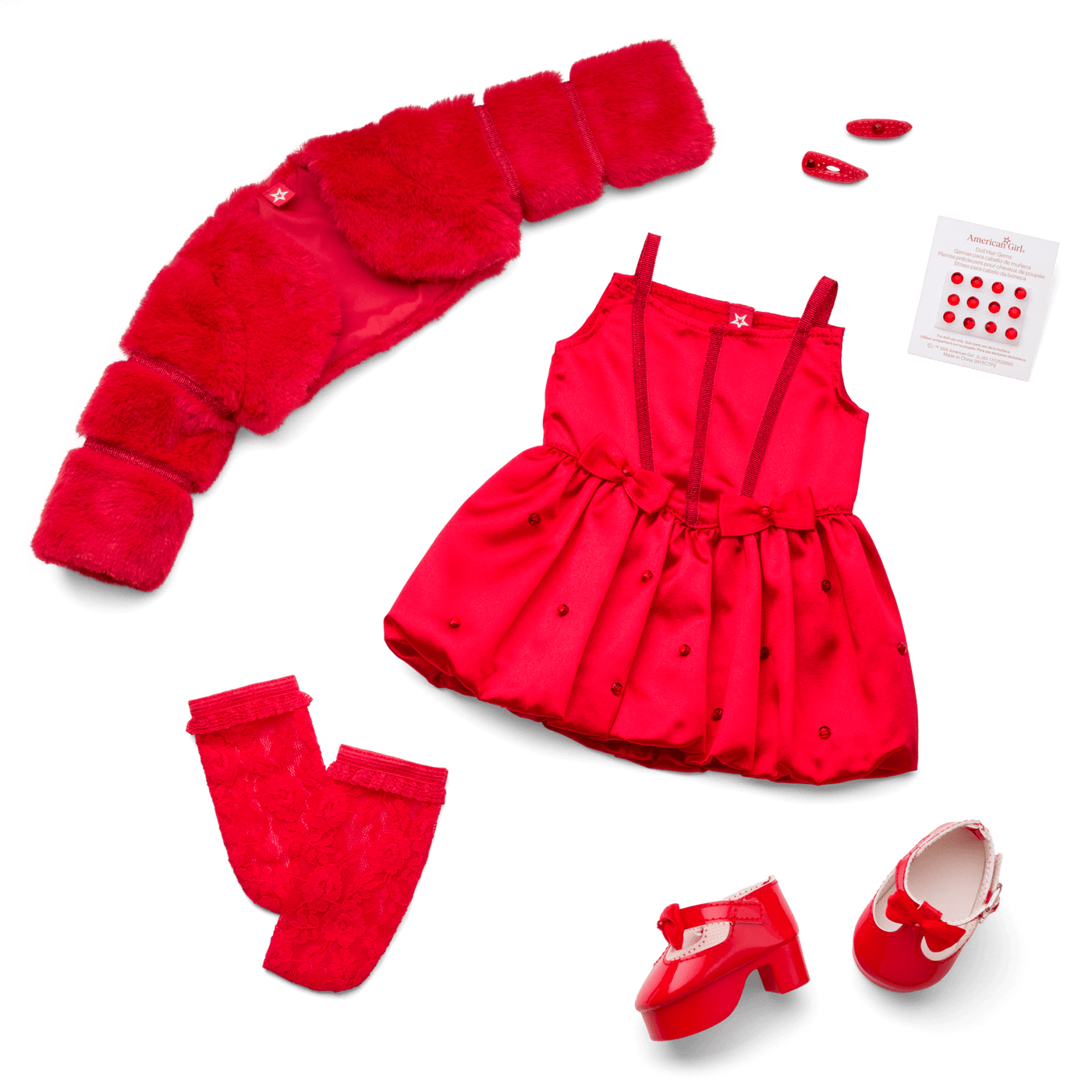 July Ruby Beauty Outfit for 18-inch Dolls G2