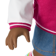 Truly Me™ 18-inch Doll #112 with curly dark-brown hair F2