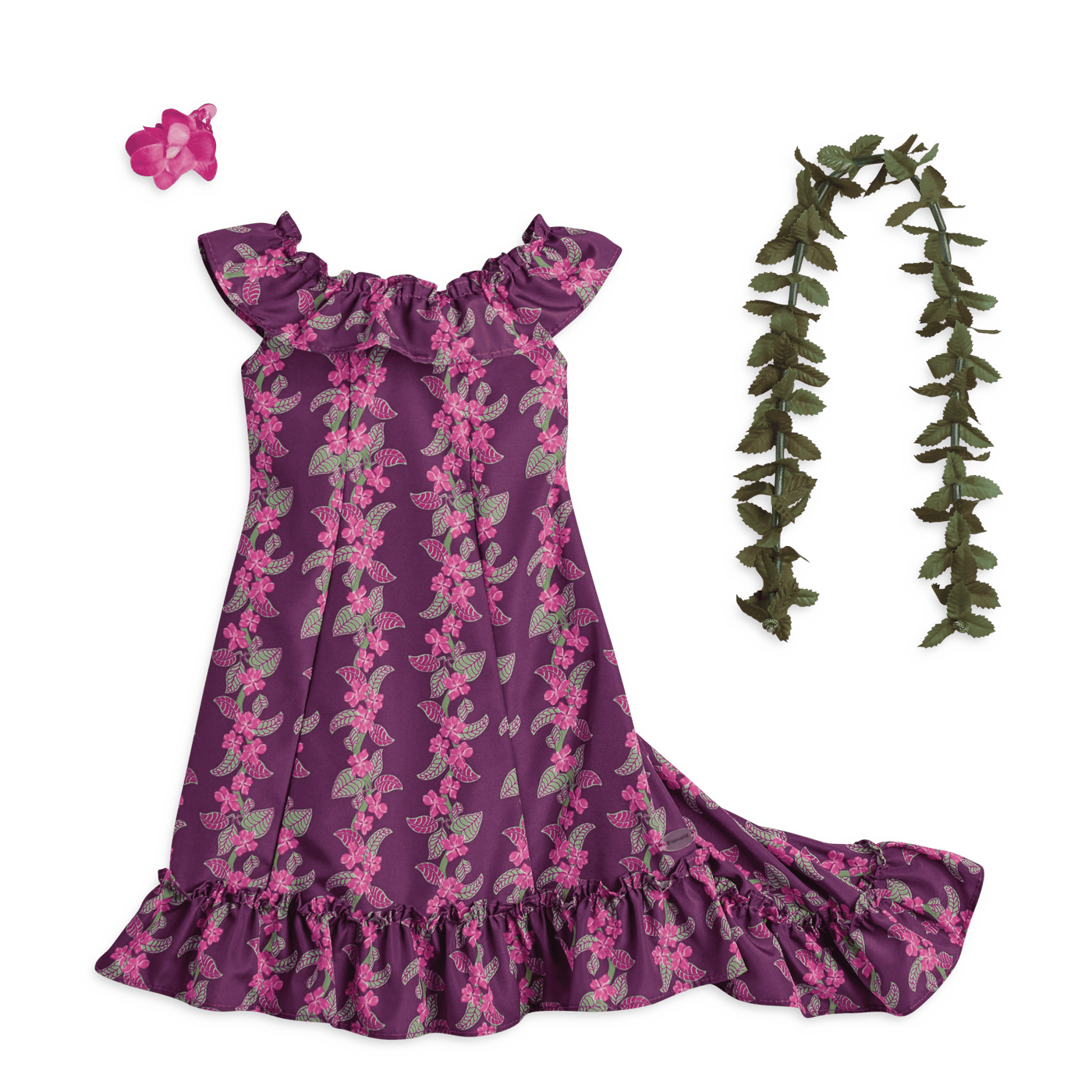 Nanea's Holoku Dress for 18-inch Dolls (Historical Characters) H7
