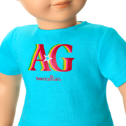 Truly Me™ 18-inch Doll #104 with straight caramel hair U3