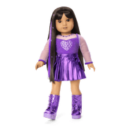 February Amethyst Bliss Outfit for 18-inch Dolls Q6