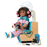 Melody’s™ Salon Chair & Accessories for 18-inch Dolls (Historical Characters) L1