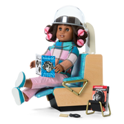 Melody’s™ Salon Chair & Accessories for 18-inch Dolls (Historical Characters) L1