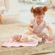 Bitty Baby® Doll #6 with red hair Care & Play Set C8