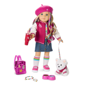 Truly Me™ 18-inch Doll #110 with wavy blonde hair V3