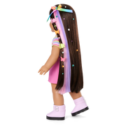 Long Hair Looks™ by Truly Me™ 18-inch Doll #134 & hair accessories E5