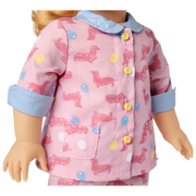 Maryellen’s™ Dachshund Pajamas for 18-inch Dolls (Historical Characters) T6