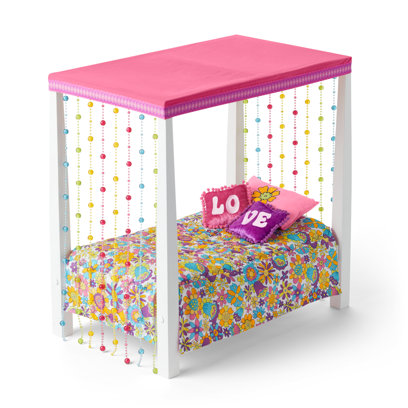 Julie’s™ Groovy Bed & Bedding for 18-inch Dolls (Historical Characters) B4