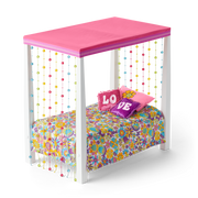 Julie’s™ Groovy Bed & Bedding for 18-inch Dolls (Historical Characters) B4