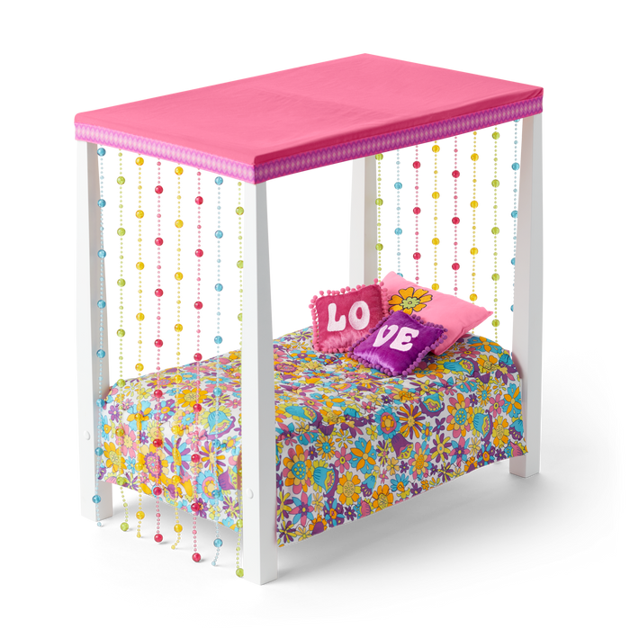 Julie’s™ Groovy Bed & Bedding for 18-inch Dolls (Historical Characters) B4