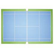 Isabel™ & Nicki's™ 2-in-1 Tennis Court & Skate Spot for 18-inch Dolls (Historical Characters) I9