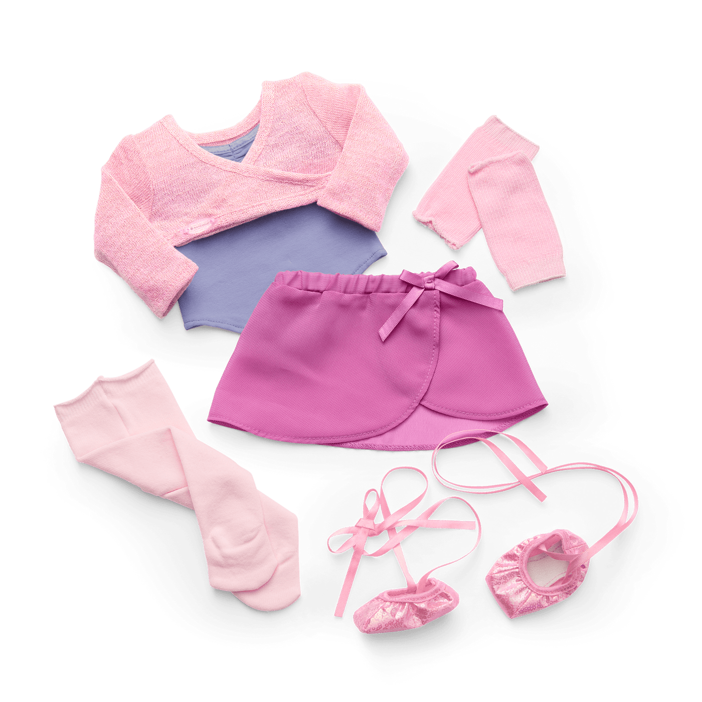 Plié Away Ballet Practice Outfit for 18-inch Dolls G0