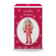 American Girl® x Hanna Andersson Berry Bright Stars Pajamas for 14.5-inch Dolls O0