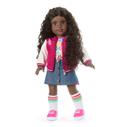 Truly Me™ 18-inch Doll #127 with curly dark-brown hair P5