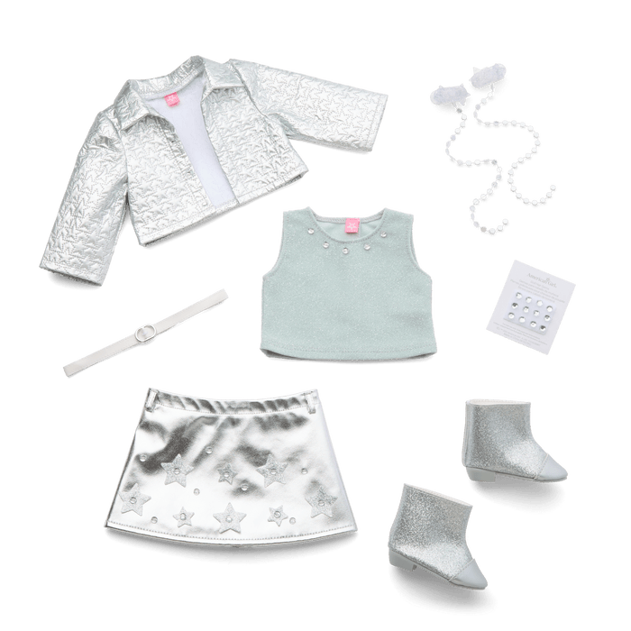 April Diamond Dazzle Outfit for 18-inch Dolls Q9