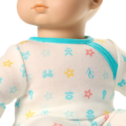 Bitty Baby® Doll #3 with blonde hair in Pastel Blue H7
