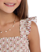 American Girl® x Hill House Home Tiny Ellie Nap Dress for Girls (Felicity™ Print) M3