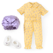 Claudie's™ Yellow Bloom Pajamas for 18-inch Dolls (Historical Characters) I3