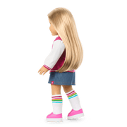Truly Me™ 18-inch Doll #131 with straight blonde hair K5