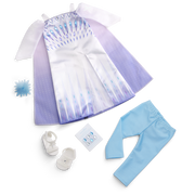 Disney Frozen Snow Queen Elsa Outfit & Accessories for 18-inch Dolls by American Girl® X4