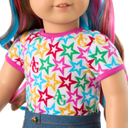 Truly Me™ 18-inch Doll #101 with wavy caramel hair S8