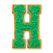 AG™ Letter H Stick-On Patch D9