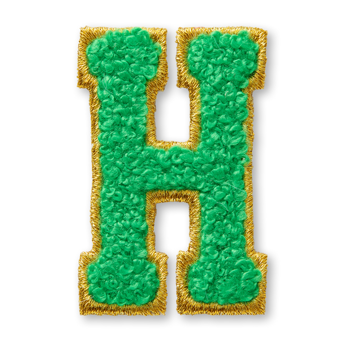 AG™ Letter H Stick-On Patch D9