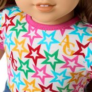 Truly Me™ 18-inch Doll #118 with curly caramel hair Z8