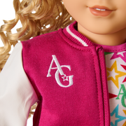Truly Me™ 18-inch Doll #115 with curly blonde hair W8