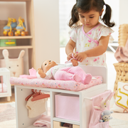 Bitty Baby® Doll #2 with brown hair in Pretty Pink C5