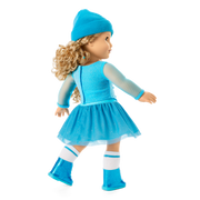 December Blue Brilliance Topaz Outfit for 18-inch Dolls N8