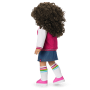 Truly Me™ 18-inch Doll #132 with curly dark-brown hair S5
