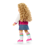 Truly Me™ 18-inch Doll #115 with curly blonde hair W8