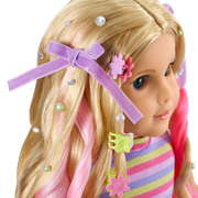 Long Hair Looks™ by Truly Me™ 18-inch Doll #133 & hair accessories C6