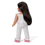 Raquel's™ Coastal Stripes Pajamas for 18-inch Dolls (Girl of the Year™ 2026) G1