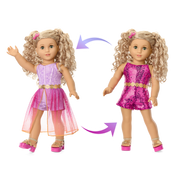 Glam Sparkly Concert Outfit for 18-inch Dolls V1