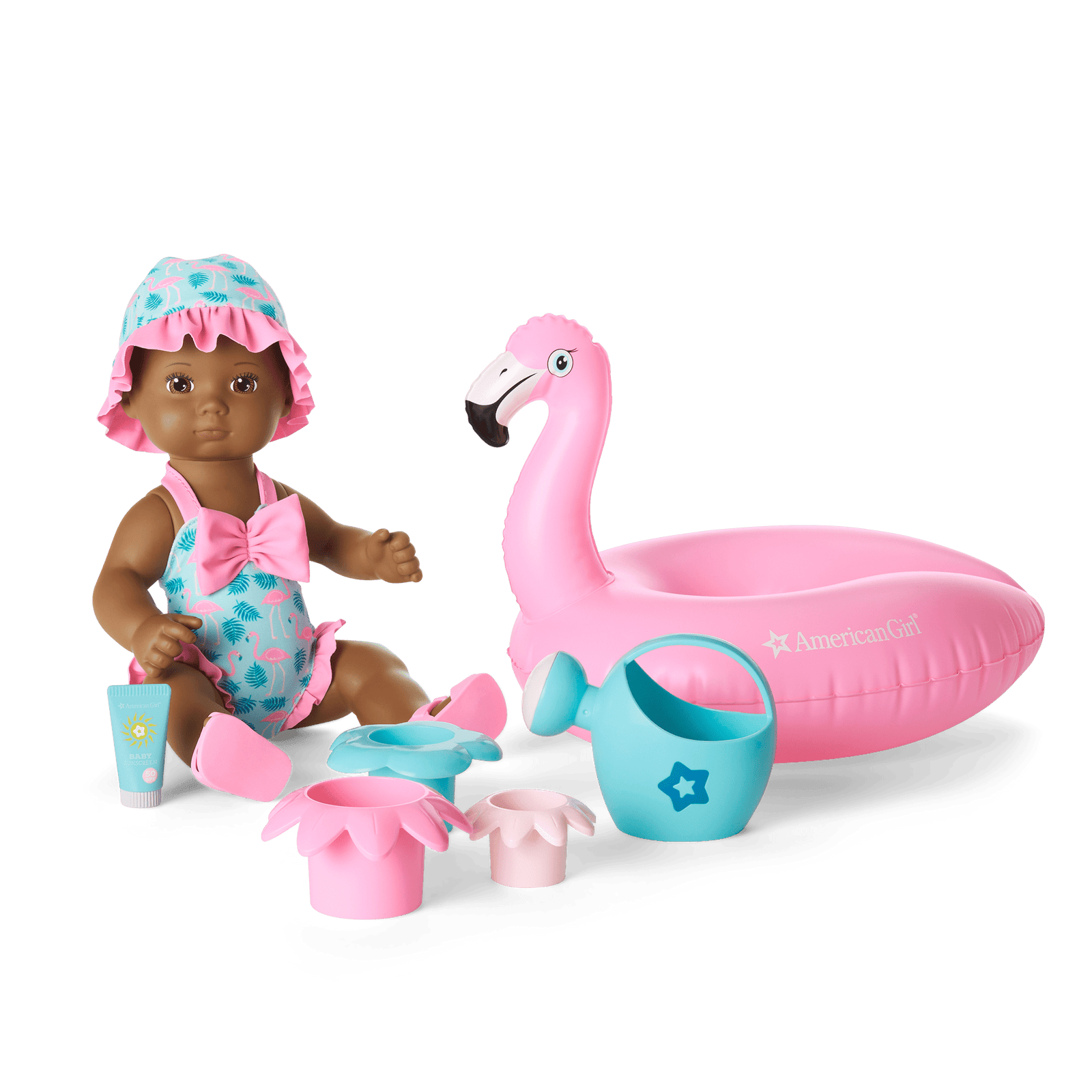 Flamingo Fun Play Set (Bitty Baby® Splash™) W6
