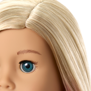 Truly Me™ 18-inch Doll #100 with straight layered blonde hair F4