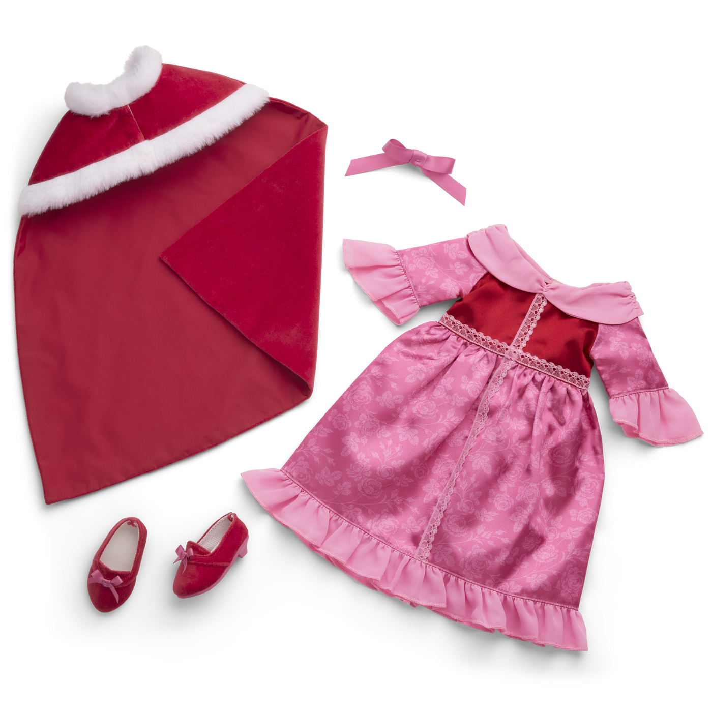 Disney Princess Belle Winter Dress & Cape Outfit for 18-inch Dolls by American Girl® I1