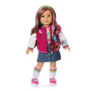 Truly Me™ 18-inch Doll #101 with wavy caramel hair S8