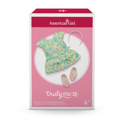 Pastel Petals Dress for 18-inch Dolls Q5
