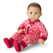 American Girl® x Hanna Andersson Berry Bright Stars Pajamas for Bitty Baby® Dolls C4